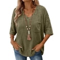 thumbnail image 2 of Blczomt Womens Tops Under $10 2026 Casual Green T Shirt Trendy Cute Women's T-Shirts,XL, 2 of 6