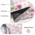 thumbnail image 6 of Area Rugs for Living Room Bedroom, Spring Easter 4'x6' Rug Washable Carpet Runner Indoor Outdoor, Cute Rabbits Ears Bow Daisy Floral Pink Plaid Non Slip Accent Floor Mats Rug for Kitchen, Office, 6 of 8