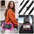 thumbnail image 6 of for Xiaomi Redmi Pad SE 8.7 inch 2024, 360 Rotating Shockproof Cover with Stand, Handle, Shoulder Strap, Rose, 6 of 7