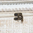 thumbnail image 6 of DecMode White Wood Box with Clear Glass Lid, 6 of 11