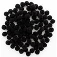 thumbnail image 2 of Essentials By Leisure Arts Pom Poms - Black -10Mm - 100 Piece Pom Poms Arts And Crafts Colored Pompoms For Crafts Craft Puff Balls For Crafts, 2 of 3