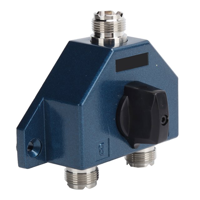 Antenna Switch 2 Position Antenna Switch Switch For Ca-201 Antenna Antenna Coaxial Switch Antenna Switch Zine Alloy 2 Position Adapter Converter Connector For CA-201 Antenna