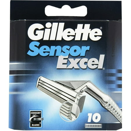 Gillette Sensor Excel Refill Blade Cartridges, 10 count