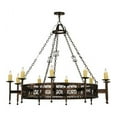 thumbnail image 2 of Meyda Tiffany 146062 Toscano 10 Light 60" Wide Taper Candle Ring Chandelier - MultiColor, 2 of 4