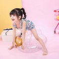 thumbnail image 3 of Cartoon Baby Swimming Ring Transparent Inflatable Duck Shaped Water Swimming Seat for Pool Summer Kids New, 3 of 3