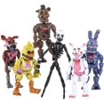 thumbnail image 2 of SET de 6 piezas FNAF FIVE NIGHTS AT FREDDY'S con modelo de figura de acción articulada, 2 of 5