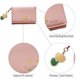 thumbnail image 3 of Monedero simple y fresco, elegante monedero para estudiantes, linda billetera rosa, 3 of 6