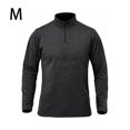thumbnail image 3 of Sonducket Jersey de capa Base con media cremallera para hombre, camiseta cálida transpirable de manga larga para niños, ropa interior térmica para Camisetas Negro METRO Sonducket AP013080-02, 3 of 6