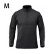 thumbnail image 2 of Minnieouse Jersey de capa Base con media cremallera para hombre, camiseta de manga larga transpirable de Color sólido, ropa interior térmica deportiva Camisetas Negro METRO Minnieouse AP013080-02, 2 of 6
