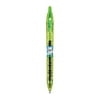 Pilot B2P Colors, Recycled Bottle 2 Pen, Retractable Gel Ink Rolling Ball Pens, G2 Ink, Fine Point, 0.7mm, Lime Ink, Single Pen