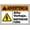 Warning Sign 1, variant on Speed Fines Doubled in Construction Zones Street Tin Sign - 8"x12" Vintage Metal Warning Sign for Home Farm Bar Coffee Shop Club, Construction Zone, Traffic Safety