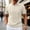 WH1, variant on Mems Polo Shirts Short Sleeve Quarter Button Up Tees Shirt Loose Fit White Golf Shirt for Man