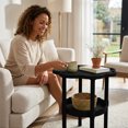 thumbnail image 7 of Dalxymotic Compact Bedside Nightstand Table, Mini Apartment Side Table, Multi Use Nightstand, Space Saving Mini Nightstand for Bedroom, Living Room, Home, Apartment, Office, 7 of 7