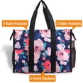 thumbnail image 7 of Nurse Bag Nursing Tote Bag  for Work with Zipper and 12 Pockets Waterproof Beach Bag, 7 of 7