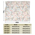 thumbnail image 5 of Reversible Sherpa Throw Blanket, Gray & Pink - Quilted Blankets 80x60, 5 of 6