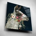 thumbnail image 5 of Epic Art 'Lovely Llama I' by Victoria Borges, Acrylic Glass Wall Art, 12"x12", 5 of 8