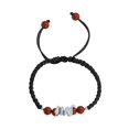 thumbnail image 1 of Bracelet Tressé Ajustable Rouge/noir Année du Serpent 2025, L1I6, 1 of 1