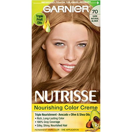 5 Pack Garnier Nutrisse Nourishing Color Creme 70 Dark Natural