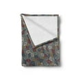 thumbnail image 2 of Autumn Soft Flannel Fleece Blanket, Bunch of Various Colored Faded Leaves Deciduous Trees Fall Season Plants Foliage Art, Cozy Plush for Indoor and Outdoor Use, 60" x 80", Multicolor, by Ambesonne, 2 of 5