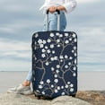 thumbnail image 6 of Picia Cherry Blossoms on Navy Background Luggage Protector Cover Thicken Suitcase Protector Cover Fit 18-32 Inch Luggage-Medium, 6 of 9