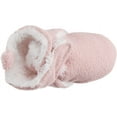 thumbnail image 7 of Hudson Baby Infant and Toddler Girl Cozy Fleece and Faux Shearling Booties, Strawberry Pink, 18-24 Months, 7 of 7