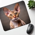thumbnail image 6 of Devon Rex Cat Photo Mouse Pad Low Profile Gaming Mat, 6 of 7