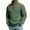 Mint Green #010, variant on Men's Cable Knit Pullover Sweater Casual Long Sleeve Stand Collar Button Knitted Sweaters Navy M