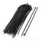 thumbnail image 1 of 100Pcs 2.8 x 150mm Cinta de cable de nylon negro con bloqueo automático para empaquetado, tubo, alambre fijo, 1 of 1