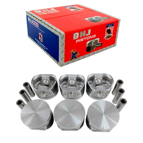 DNJ P428 Standard Complete Piston Set Fits Cars & Trucks 97-09 Ford Mazda Explorer 4.0L SOHC