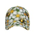 thumbnail image 2 of Daiia Bees And Flower Baseball Cap Men Women Classic Adjustable For Running Workout And Outdoor Activitie All Season Dad Hat Gift, 2 of 9