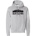 thumbnail image 2 of Inktastic Seattle Washington City Skyline Adult Hoodie Sweatshirt, 2 of 4