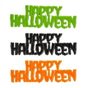 Cake Decoration - Happy Halloween Drip Script Layon (3 pcs)