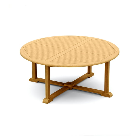 Wholesale Teak 72" Teak Wood Outdoor Dining Table, Brown