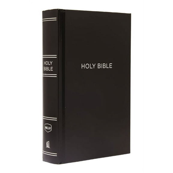 NKJV, Pew Bible, Large Print, Hardcover, Black, Red Letter Edition (Large Print) (Hardcover)