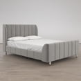 thumbnail image 3 of Max & Finn Valentina Kids' Full Upholstered Bed, Gray Velvet, 3 of 19