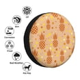 thumbnail image 4 of Fotbe Pineapples Funda de Llanta de Repuesto con Estampado, Engrosada, Ajuste Universal para Jeep, Remolque, RV, SUV, Camión-15 inch, 4 of 6