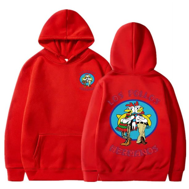 Breaking Bad Sudadera con capucha Los Pollos Hermanos Chicken Brothers estampado chándal hombres mujeres moda Otoño Invierno polar sudadera suelta