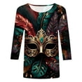 mardi gras tops womens