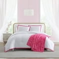 thumbnail image 2 of Betsey Johnson Solid Microfiber White Print 4 Piece Comforter Set-King, 2 of 8