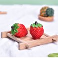 thumbnail image 3 of Inteprter Fruta Lychee, simulación realista, decoración, resina bonita, miniaturas realistas, juguetes, decoración del hogar, casa de Decoración Carambola, 3 of 6