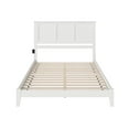 thumbnail image 3 of AFI Madison King Low Profile Wood Platform Bed, White, 3 of 6