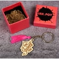thumbnail image 2 of Inkdotpot Wooden Key Holder Vacation Engraved Key Chain Housewarming Gift, 2 of 5
