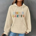 thumbnail image 2 of VISALY Hoodies Pullover Graphic Sweatshirts Plus Size for Women Trendy 2025 Cute Casual Sweater Winter Pullover Sweatshirts Oversized Sweatshirt Waffle Sweater Fall Sweatshirt White M, 2 of 7