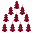 thumbnail image 3 of Set Of 10 Recyclable Honeycomb Paper Decorations Easy Install Christmas Tree Adornment Festival Home Hanging Pendant, 3 of 5