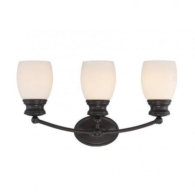 Savoy House Elise 3 Light Bath Bar in English Bronze