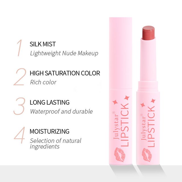 Lápiz labial desnudo de Halloween, lápiz labial mate de moda, lápiz labial blanco para maquillaje de cosplay Ygjytge Para estrenar