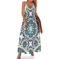 thumbnail image 1 of Vestido sin mangas estilo siciliano vestidos de fiesta elegantes para mujer Vestidos largos con velo Vestidos de mujer verano, 1 of 7