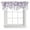 Purple, variant on Tie Up Valances for Windows, Purple Leaves Adjustable Valance Curtains Window Treatment for Living Room/Bedroom Windows, Summer Botanical Rod Pocket Kitchen Curtains & Drapes 42x18 Inch