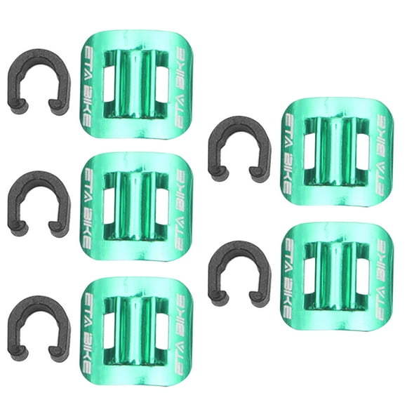 Bangcool 5 Ensembles Guide-Câble de Vélo Type C Pince-Câble de Vélo Adhésif Arrière Accessoires de Vélo