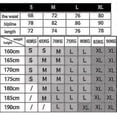 thumbnail image 4 of Basketball Tights 3/4 Compression Pants For Men B2 G-XL-White right long, 4 of 4